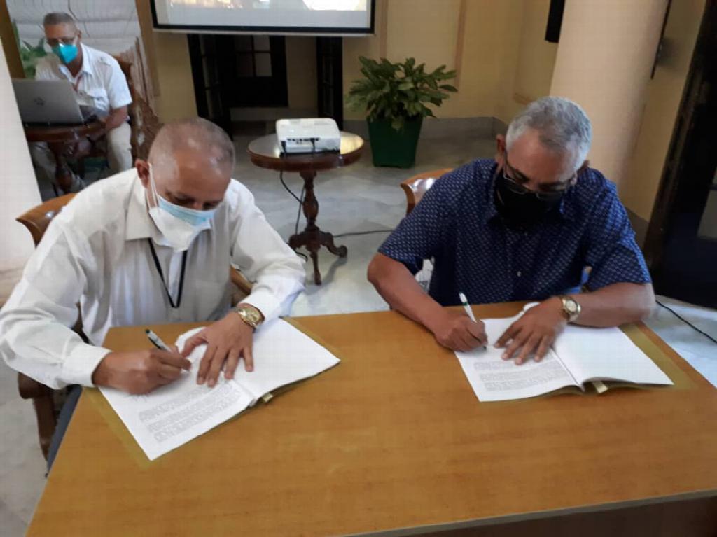 Signature of General Guidelines between the SNTAFT and Tabacuba