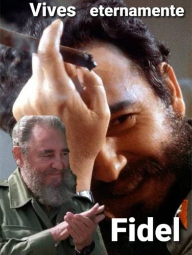 Tabacuba recordando a nuestro Fidel Castro, amante de los habanos Cohiba